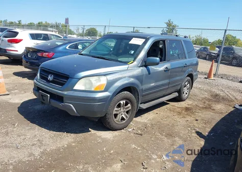 2005 Honda Pilot Ex-L from USA, damaged, VIN 5FNYF18565B048067